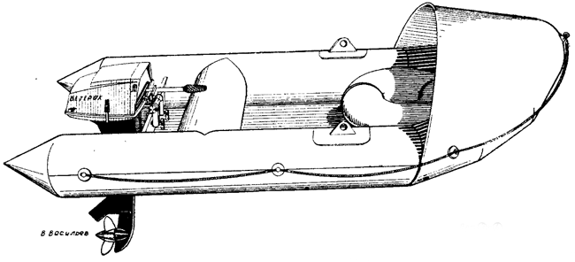 Самодельная надувная лодка. Чертежи, постройка, выкройка