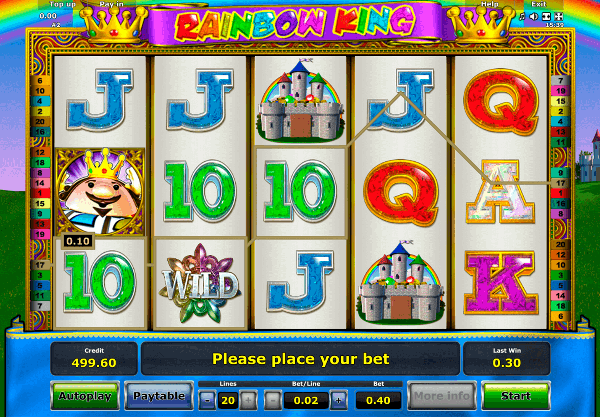 Большой выигрыш в казино Вулкан с игровым автоматом Rainbow King