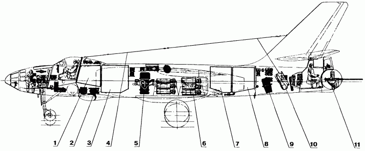 Фронтовой реактивный бомбардировщик Ил-28