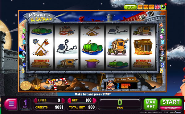 Игровой автомат Alcatraz - выиграй по серьезному в казино Вулкан