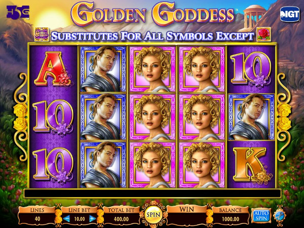 Игровой автомат Golden Goddess - выгодный слот для игроков казино Вулкан