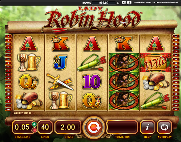 Игровой автомат Lady Robin Hood - повтори подвиг Робин Гуда в казино Вулкан Вегас