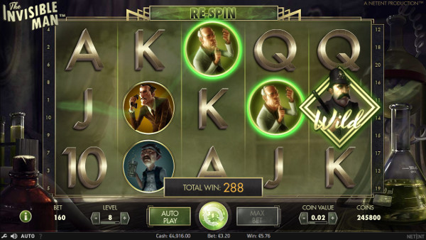 Игровой слот The Invisible Man - в лучшие автоматы NetEnt играй в Вулкан Делюкс казино