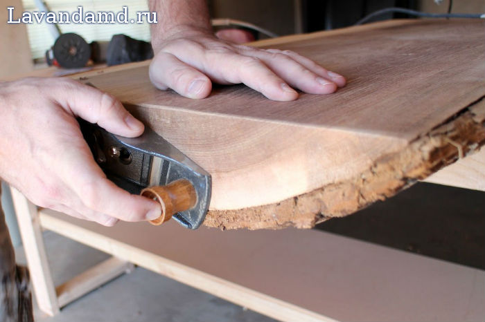 Как сделать журнальный столик из ствола дерева своими руками