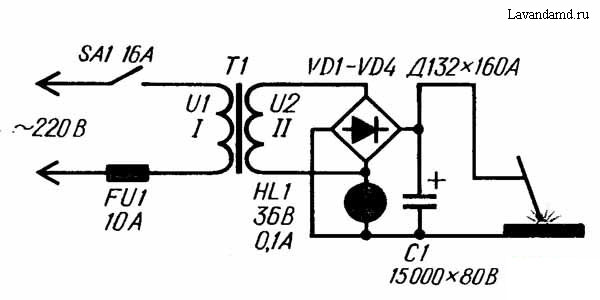 Самодельный сварочный аппарат на постоянном токе